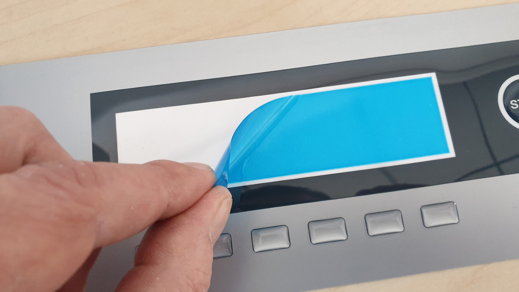 KIWOMASK PrintnPeel Blue